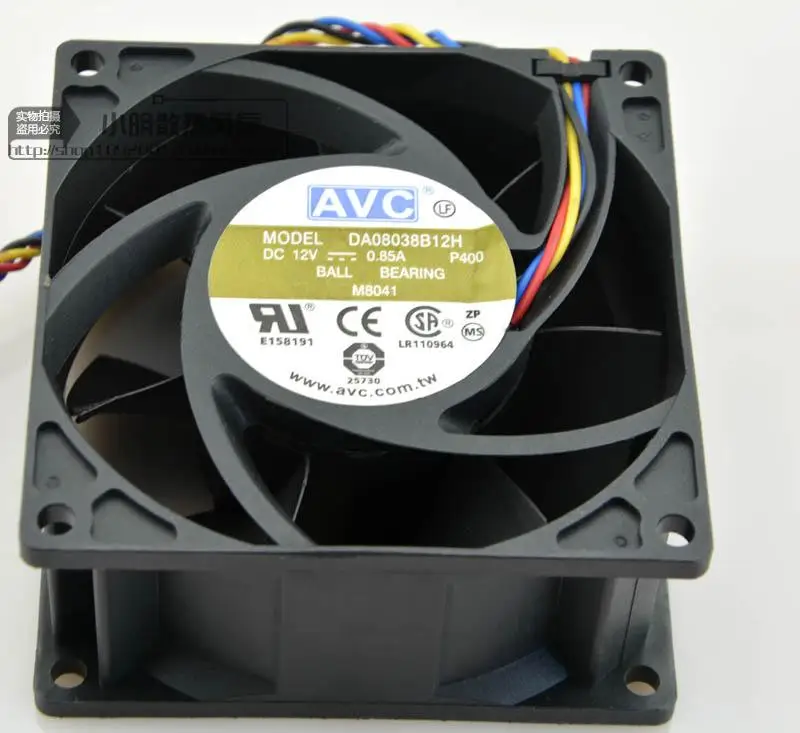 NEW ORIGINAL DA08038B12H 12V 0.85A 8038 80*80*38mm 8cm COOLING FAN