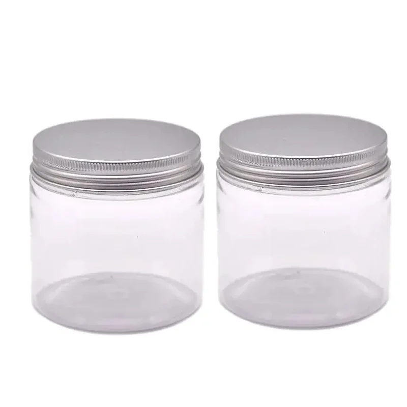 

Containers Transparent Refill Bottle 50G 80G100G 120G 150G 200G 250G Empty Cream Pots Cosmetic Plastic Jars Aluminum Lids