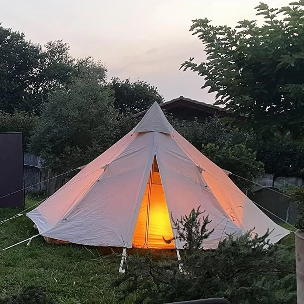 Imagem -02 - Barraca de Campismo ao ar Livre Oxford Bell Yurt com Ventilação Fresca Janelas e Portas de Mosquiteiro Família