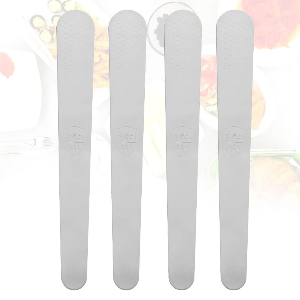4Pcs Food Grade Stainless Steel Dumpling Maker Spoon for Scooping Mixing Filling Dough Pressing Ravioli Pot Sticker Kitchen Tool