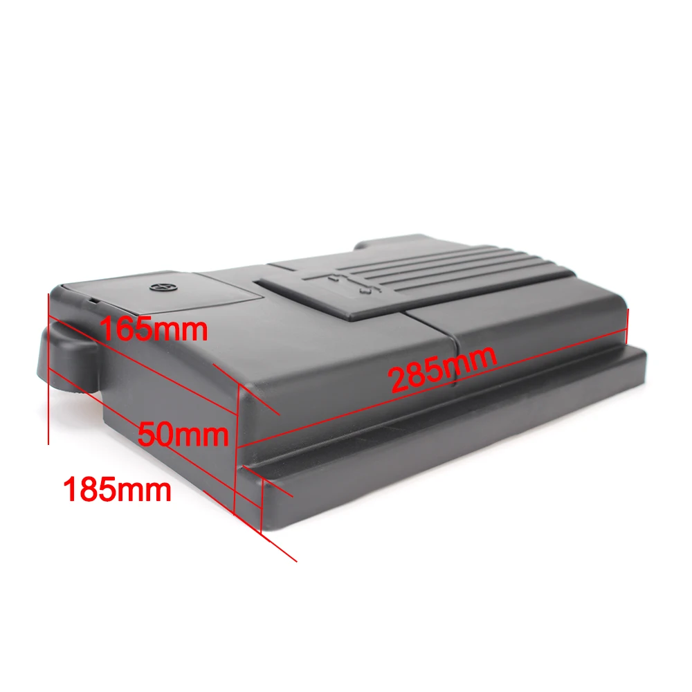 غطاء بطارية السيارة حامي القطب السلبي الحرس مقاوم للماء اكسسوارات ل Volkswagen VW Tiguan 2016-2018 سكودا كودياق