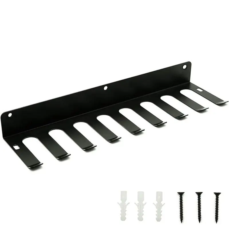 NALFI-2PCS Support de rangement multi-usages pour équipement de gym, support pour bandes de résistance, support pour haltères, support de gym robuste