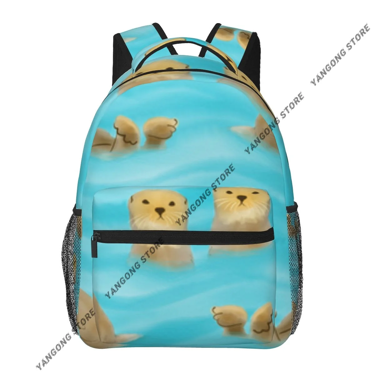 Otters Backpack For Teenagers Boys Children Student School Bags Unisex Laptop backpack Travel Shoulder Bag