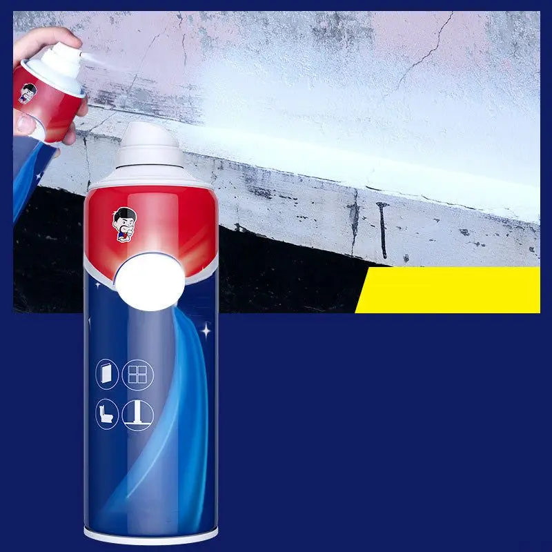 650ML Waterproof Leak Stopping Spray For Leakage And Cracking Weather Resistance Sealant Spray Black Grey White Transparent