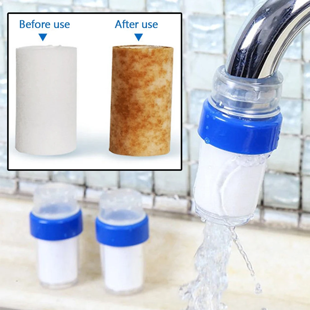 

Water Outlet Purifier Kits Universal Faucet Filter PP Cotton for Kitchen Bathroom Shower Household Filter High Density Practica
