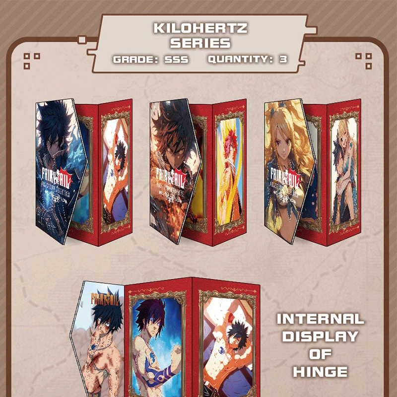 FAIRY TAIL Collection Cards Box Ku Ka FAIRY TAIL LP HR Dazzle Card Acg Character Perimeter Kids Toys Holiday Gift