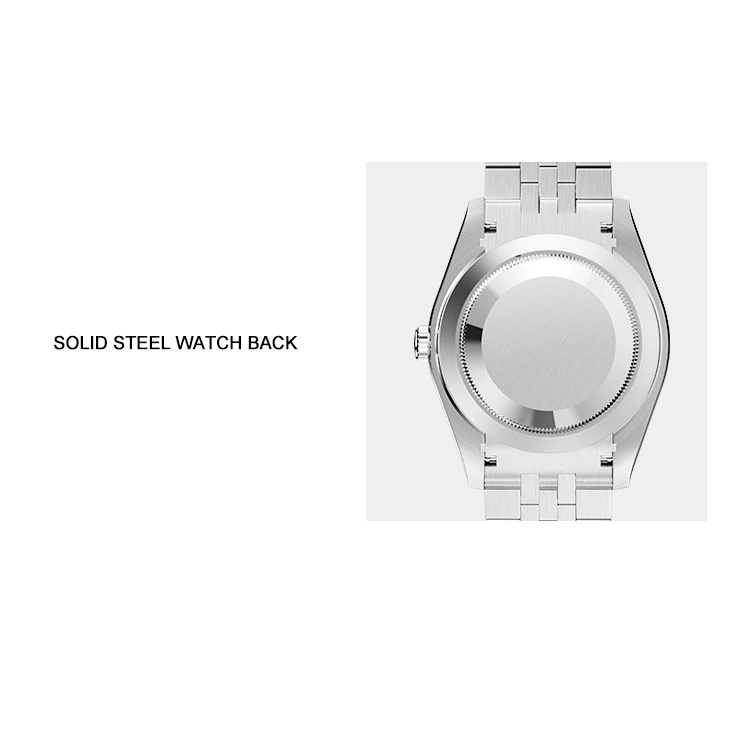 Reloj Automático LOBINNI para hombre, reloj de pulsera mecánico de lujo de 40mm, luminoso, resistente al agua hasta 50M, zafiro Miyota 8215 con fecha