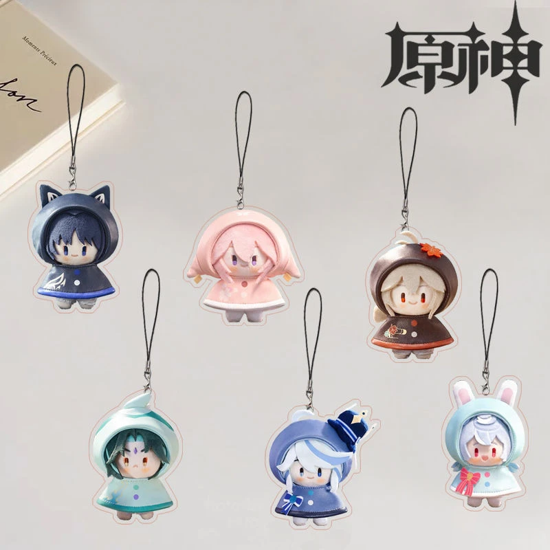 Spiel Genshin Impact Wanderer Yae Miko Xiao Sigewinne Furina Cosplay Schlüsselanhänger Acryl Anhänger Handykette Schlüsselanhänger Zubehör Geschenk