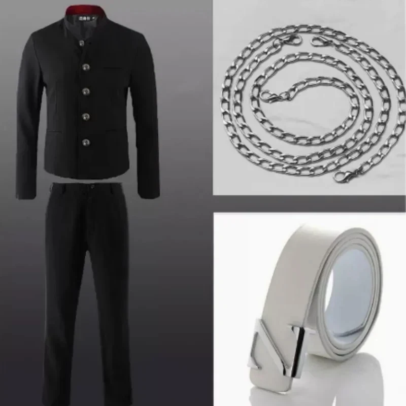 

★Halloween Cosplay Costume Japanese Movie Crows Zero Takiya Genji Uniform High School Coats JK Black♥ All corners of the country