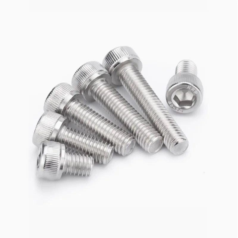 50pcs DIN912 M1.6 304 A2 Stainless Steel grade 12.9 Black Hexagon Hex Socket Head Cap Allen Bolt Screw