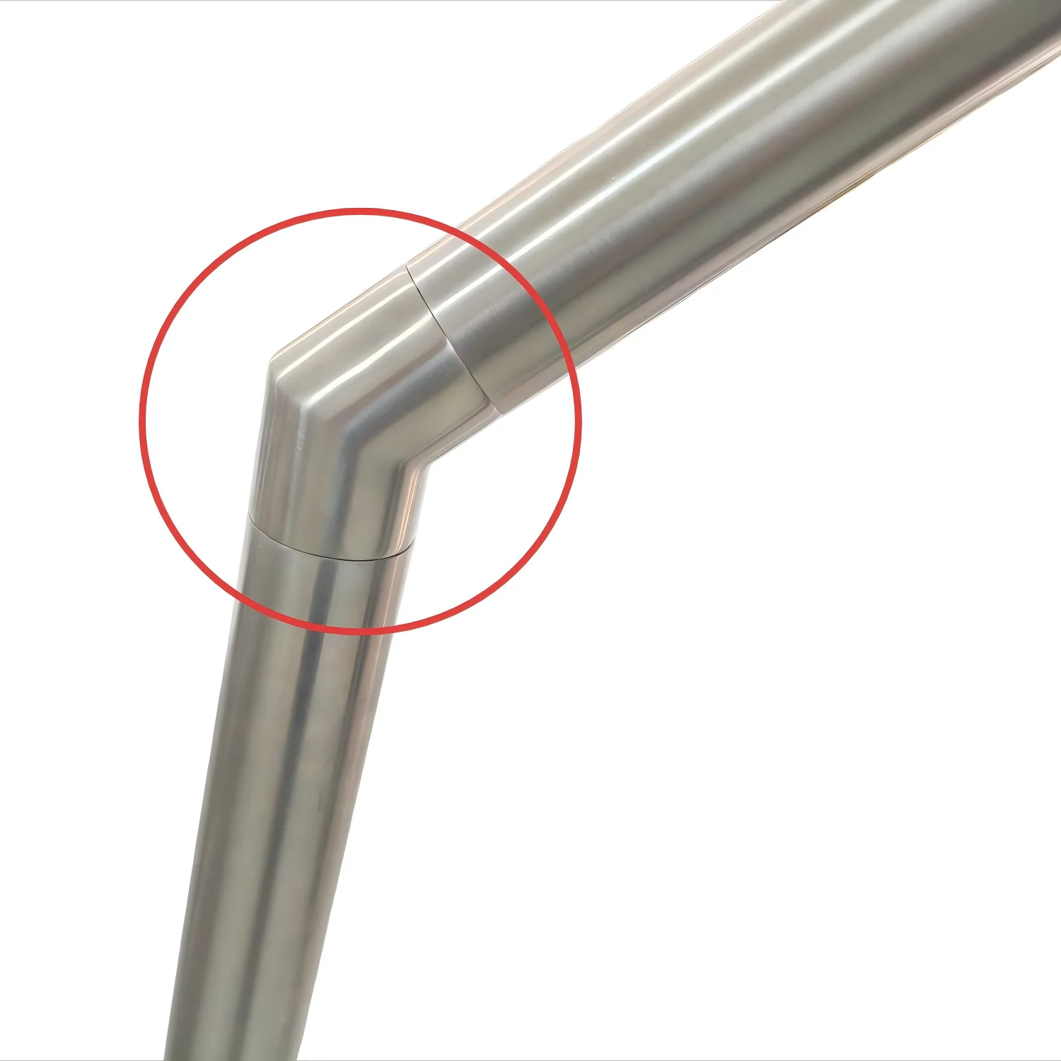 

316 Stainless Steel 135 Degree Elbow Pipe Connector for Stair Handrail Railing Tube Fitting Mirror Polished