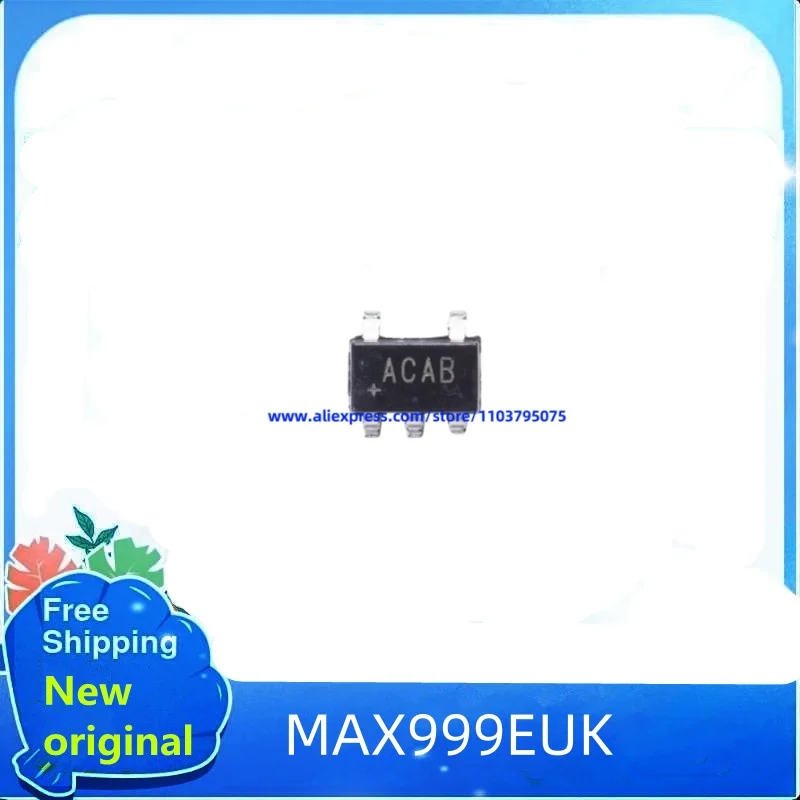 10pcs-100pcs/lot MAX999EUK+T ACAB  SOT23-5 New original in stock