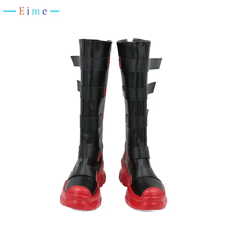 Jason todd cosplay sapatos botas de carnaval de halloween cosplay prop anime sapatos de couro do plutônio feitos sob encomenda