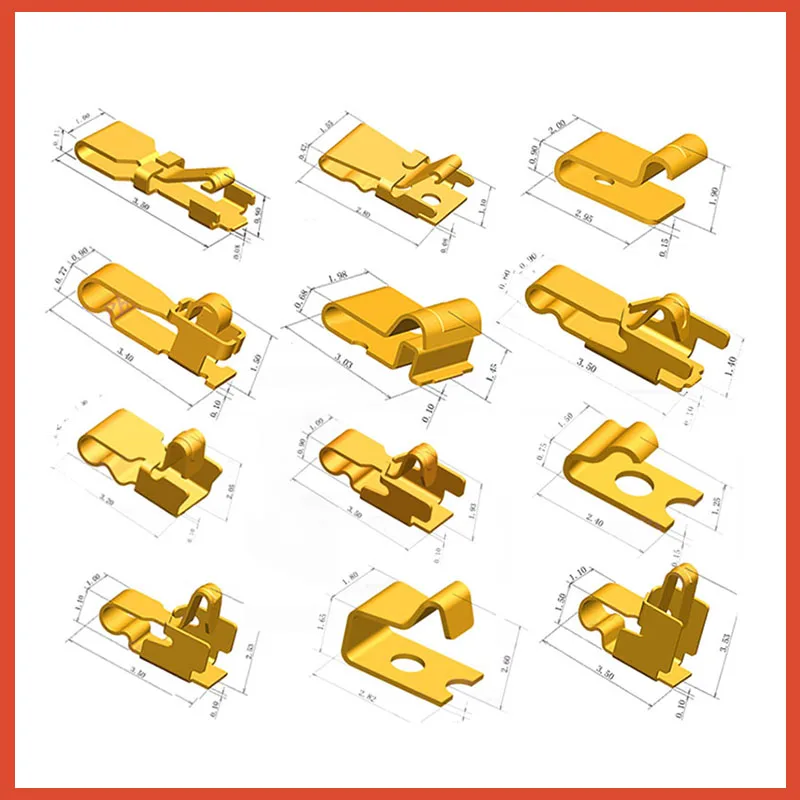 NEW 1P Spring Compression Contact 1Pin  Male Connector Surface Mount Battery Connectors Reflow Solder PCB 50/100PCS