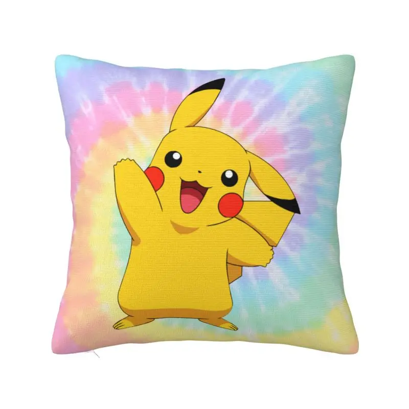 Custom Pokemons Pikachus Throw Pillow Covers Bedroom Decoration 3D Print Sofa Cushion Cover Polyester Soft Pillowcase Dakimakura