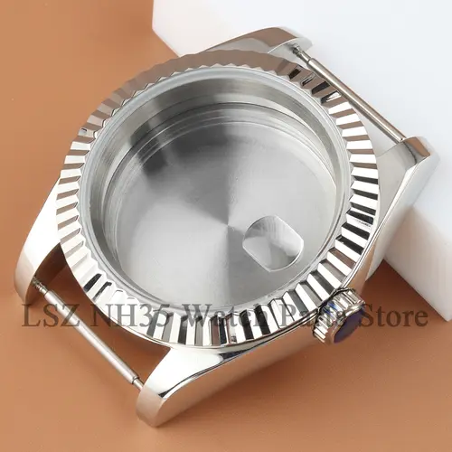 For 36mm/39mm Datejust Case Stainless Steel NH35 Watch Case Fit Seiko NH35 NH36 Movement 28.5mm Dial Polish Oyster Watchband - Image 13