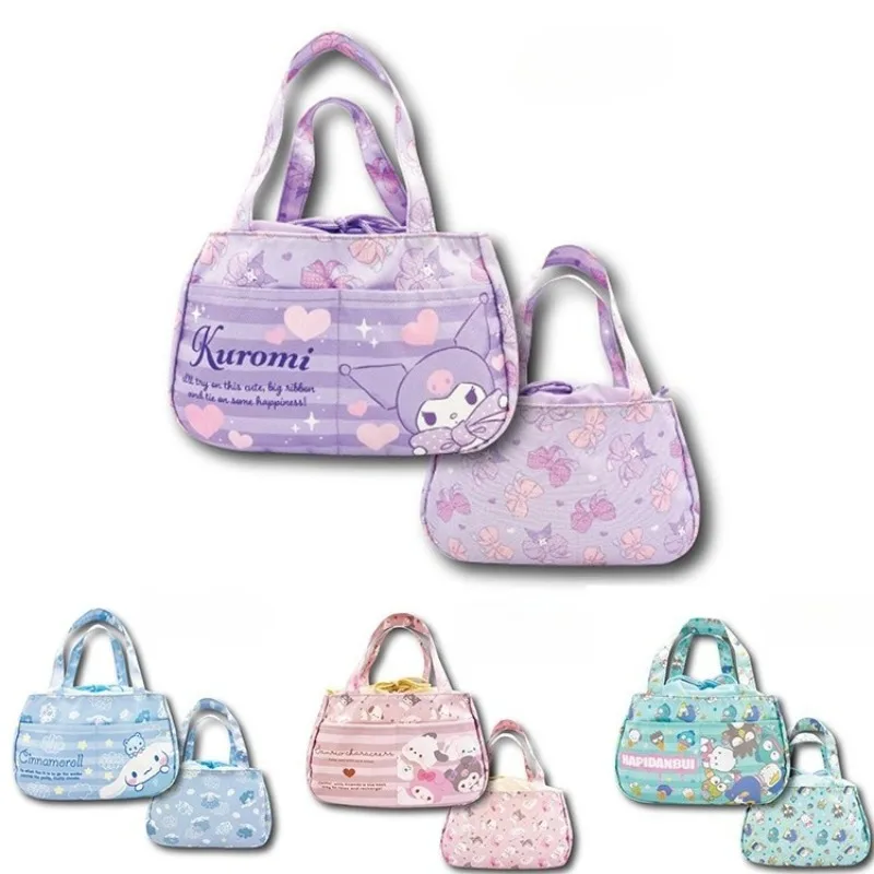 

Kuromi Bento Bag My Melody Cartoon Cute Multifunctional Handheld Outing Bundle Function Lunch Lightweight Commute To Bring Fo