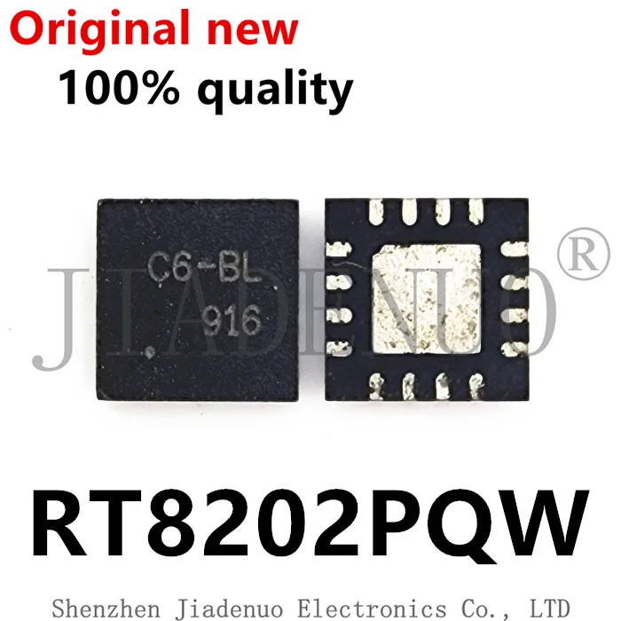 (2-5pcs)100% original New RT8202PQW C6- C6= QFN-16 C6=  Chipset