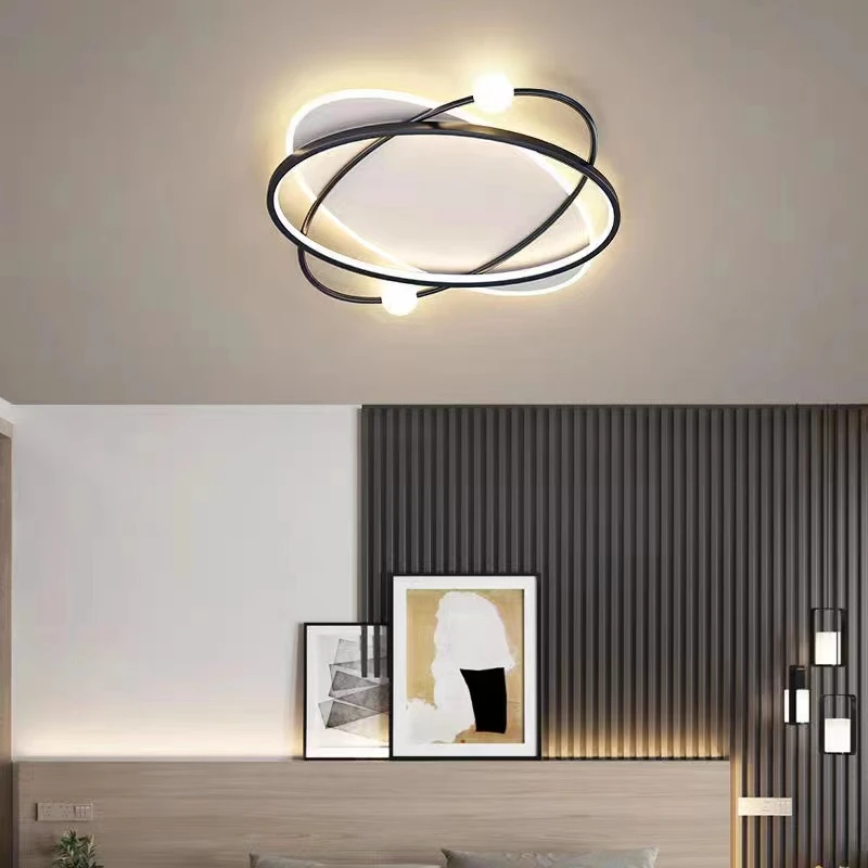 

Modern Led Chandelier For Bedroom Living Room Kitchen Study Ceiling Lamp Household Nordic Creative Lighting Fixture