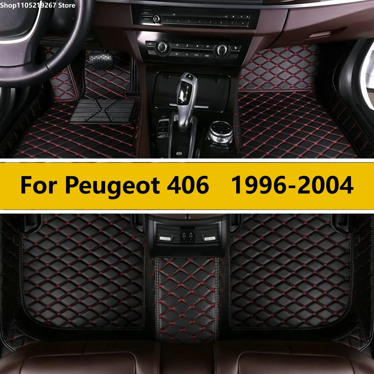 Car Floor Mats For Peugeot 406 Coupe 1996 1997 1998 1999 2000 2001 2002 2003 2004 Carpets Mat Durable Rugs Anti Dirty Pad Set