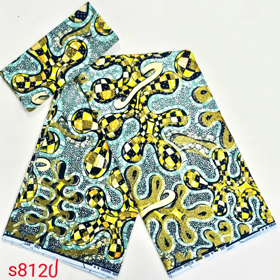 2025 nigeriano brilhante pedra-cera impressão tecidos africanos de alta qualidade para retalhos novo estilo tecido para roupas decoração casa tt10