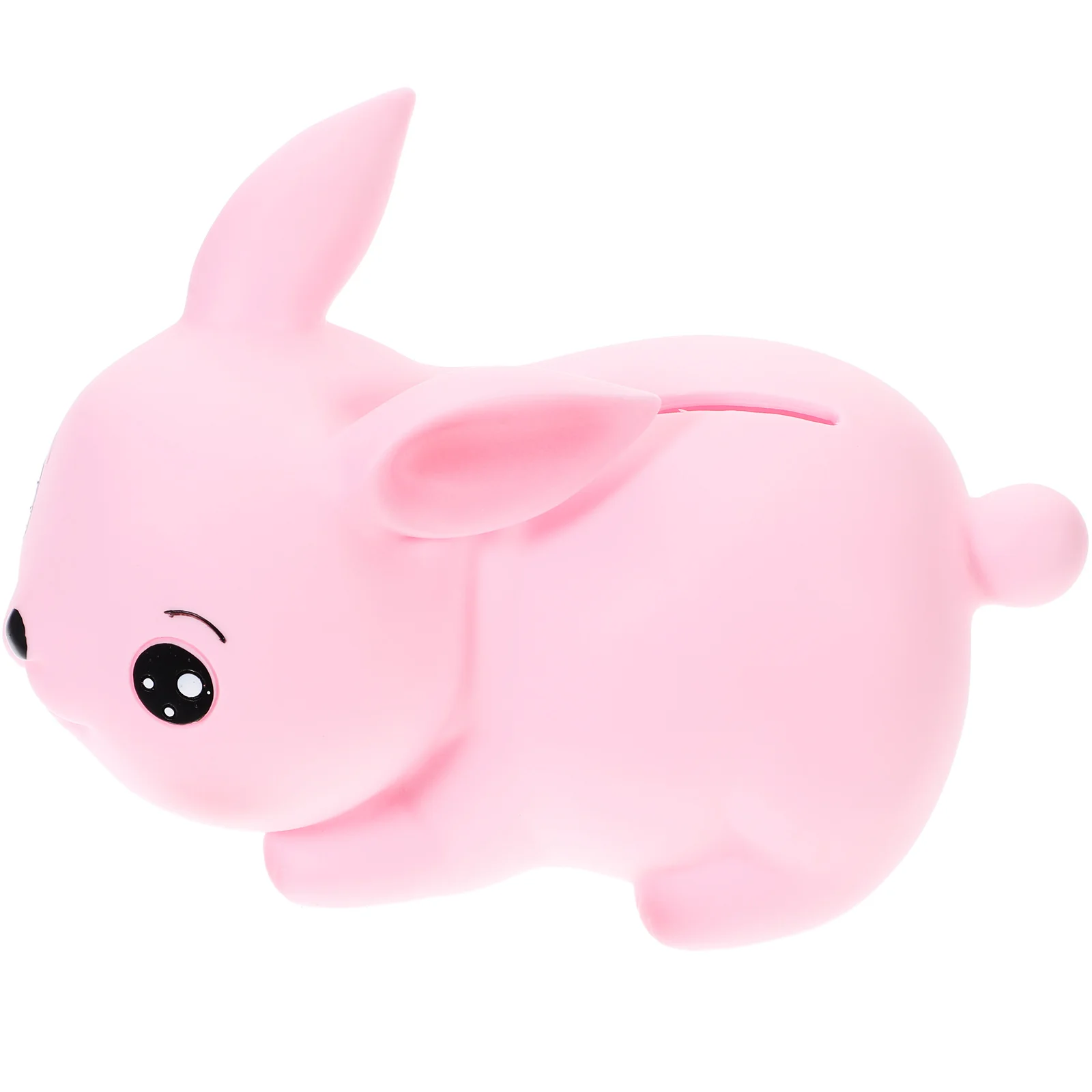 Adorable Rabbit Piggy Bank Vinyl Money Saving Jar for Kids Girls Boys Christmas Birthday Gift Room Decoration Money Saving Box