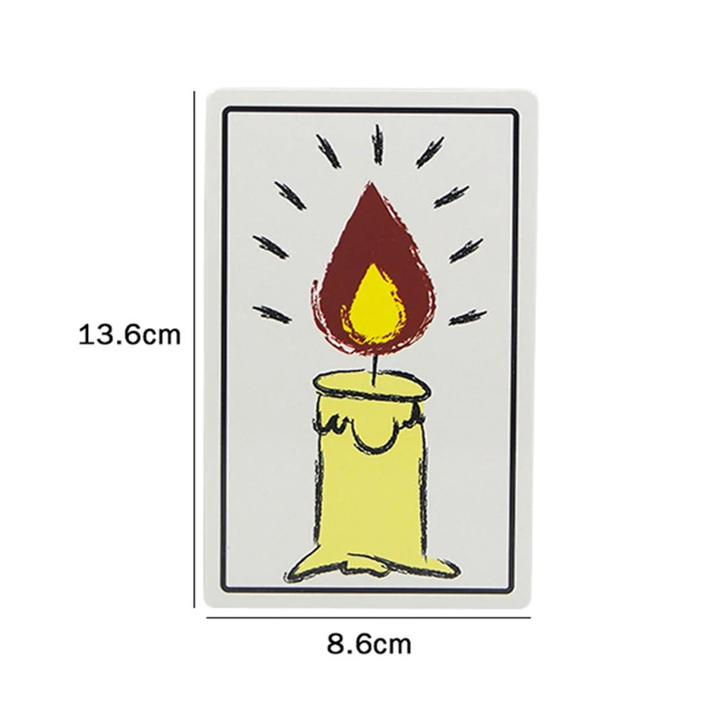 Fun Relighting Candles Cards Magic Tricks Re-Living Flame Card Close Up Street Magic Props Illusion Mentalism Comedy Accessories