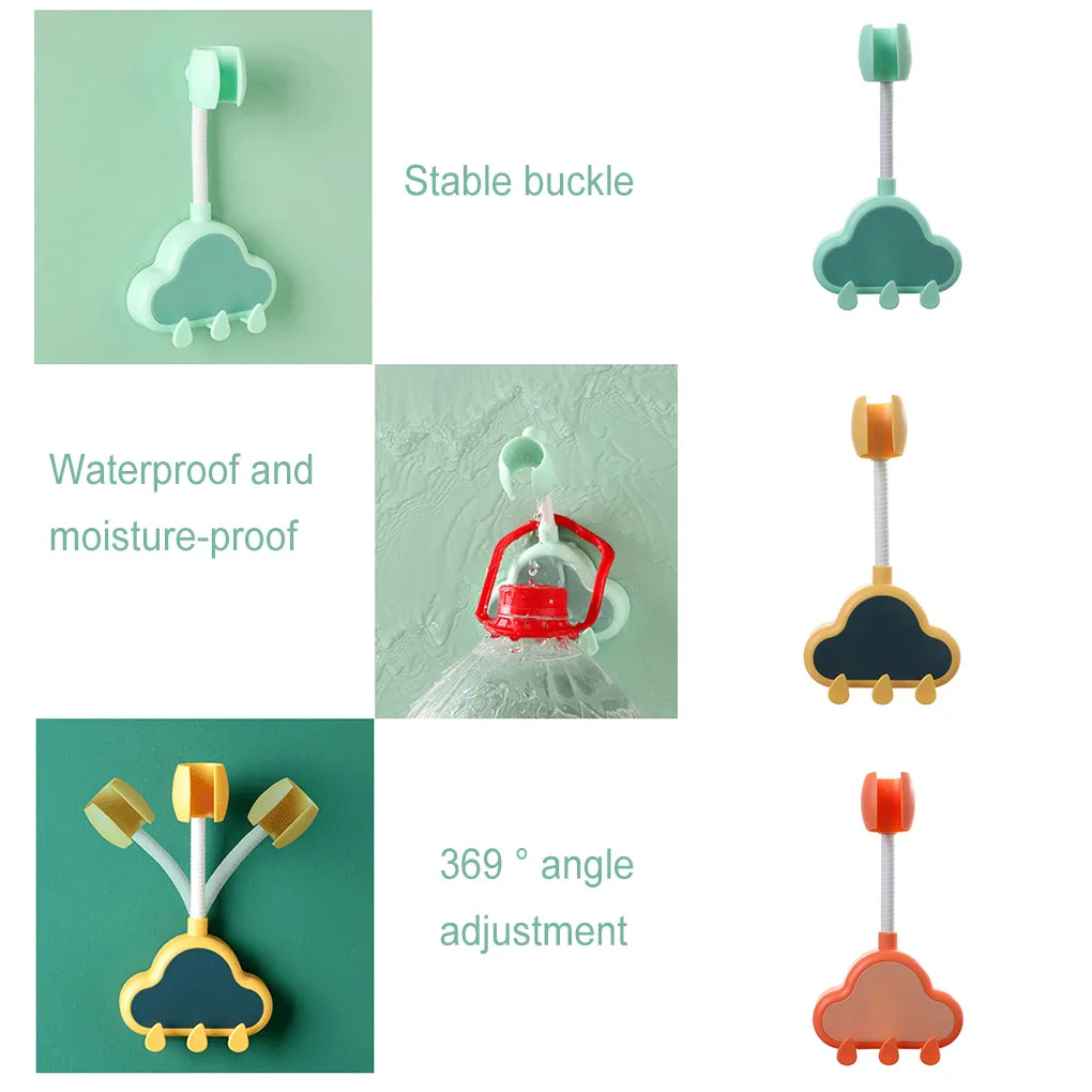 Support de pomme de douche avec crochets, base de buse de remplacement