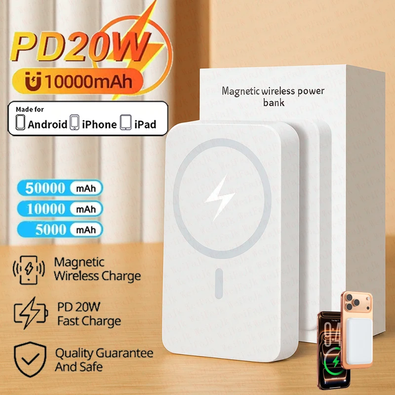 Batería Externa Power Bank Apple Portátil Inalámbrico