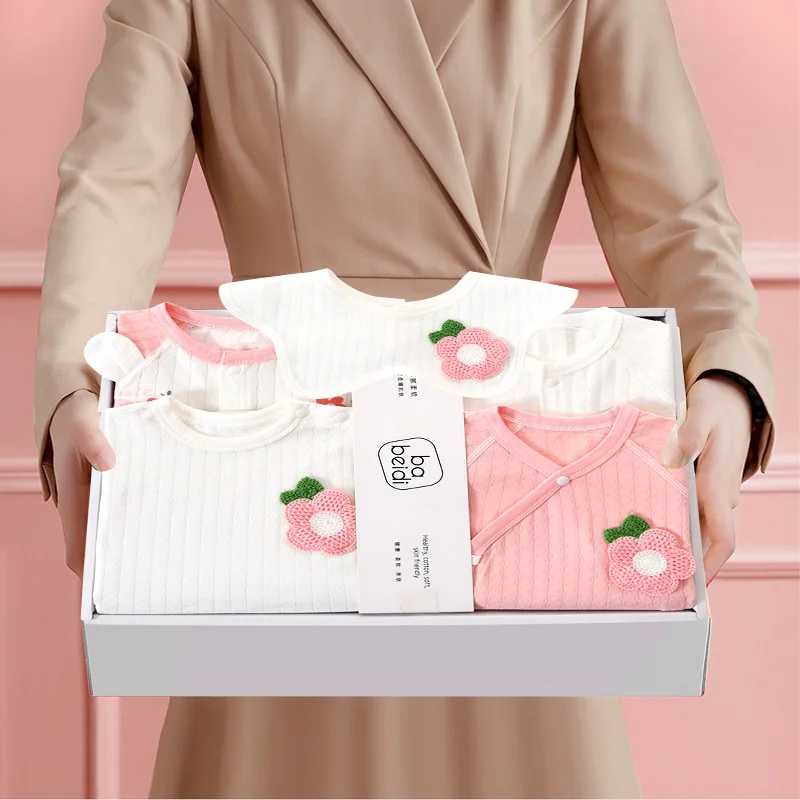 22/23/26 Pieces Newborn Clothes Baby Gift Pure Cotton Baby Set 0-6 Months Spring Summer Kids Clothes Suit Unisex Without Box