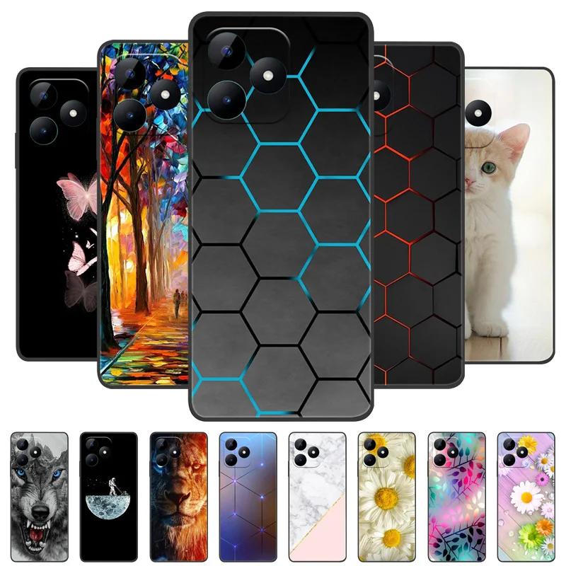 For Realme C51 Case Soft TPU Silicone Back Cover for Realme C51 Phone Cases RealmeC51 C 51 6.74