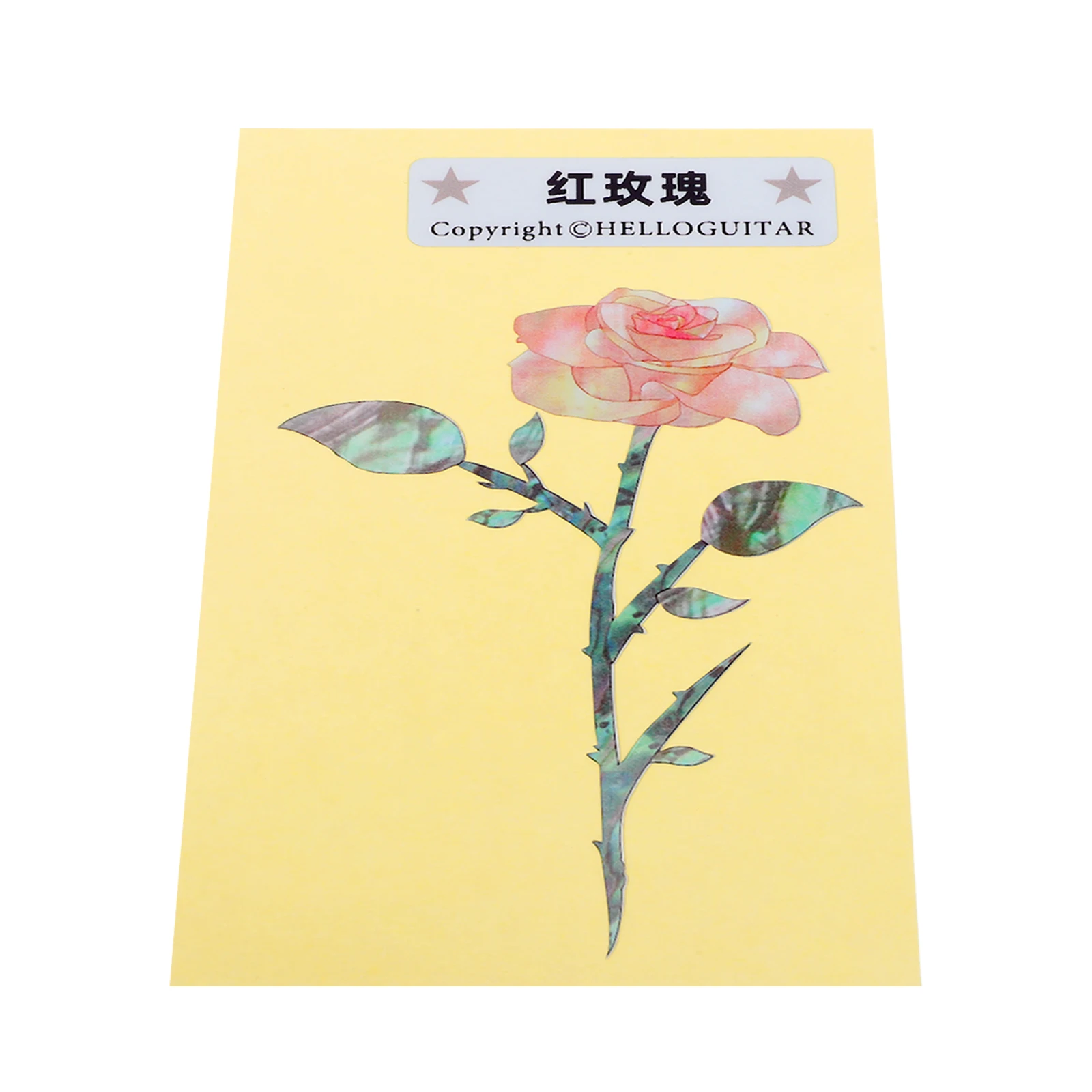 Precyzyjnie Drukowane Naklejki na Gitarę Mocna Przyczepność Motywy Zwierzęce Naklejki do Gitary Elektrycznej Akustycznej Basowej DIY Ulepszenie Estetyczne