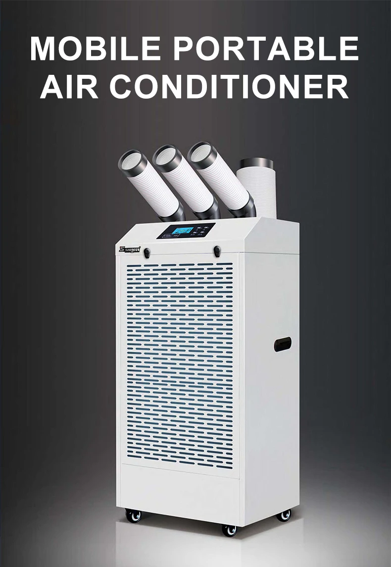 1000W 220V 400m/h Spot Cooler Portable Industrial Air Conditioner 8L Water Tank DC Fan Motors view 6