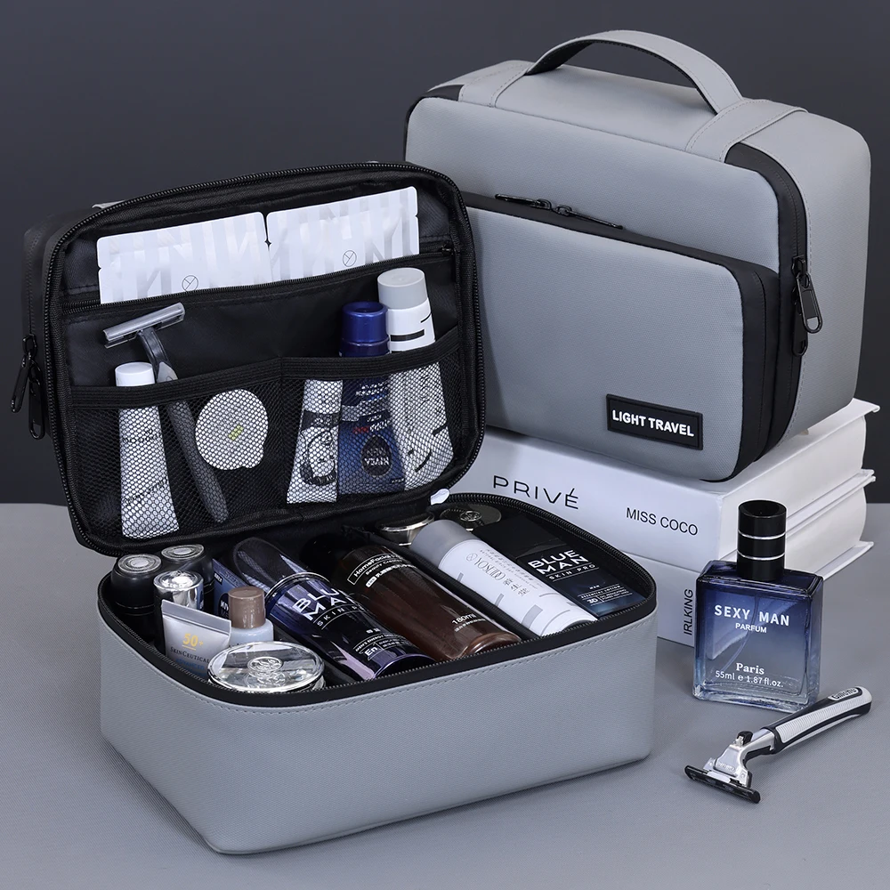 Hanging Toiletry Bag Large Capaci Waterproof Portable Travel Necessaire Case Cosmetic Bag for Men Women Cable Organizer Case