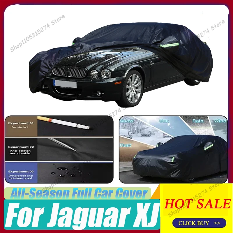

Waterproof Dustproof Full All Weather Windproof For Jaguar XJ XJ6 XJ8 XJ12 XJR 2002-2023 Outdoor Full Car Covers