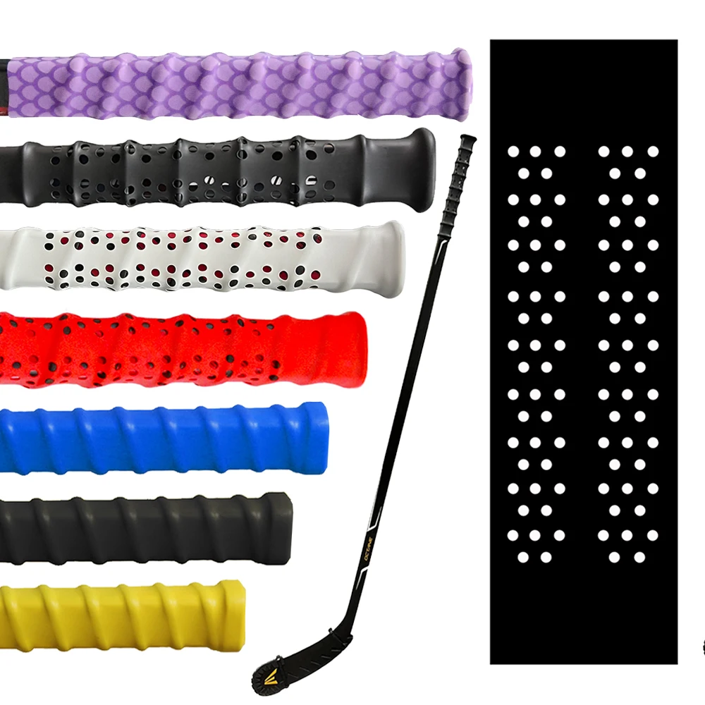 Non-Slip Ice Hockey Stick Grip Hockey Grip Tape Heat Shrinkable Sleeve Grip Hockey Stick Grips Training