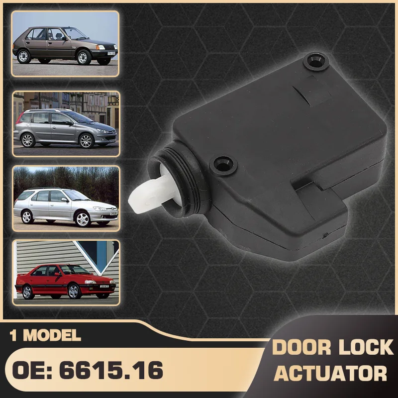 Rear Door Lock Actuator Latch For Peugeot 106 1991-1996 Peugeot 205 206 1983-2008 Peugeot 306 309 1985-2002 Peugeot 405 406 806