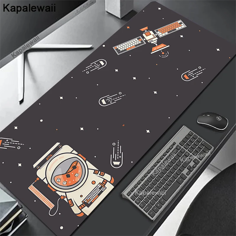 

Коврик для игровой мыши Space Design XXL Большой коврик для мыши с запирающимся краем Коврик для мыши Коврики для геймерской клавиатуры Резиновый настольный коврик