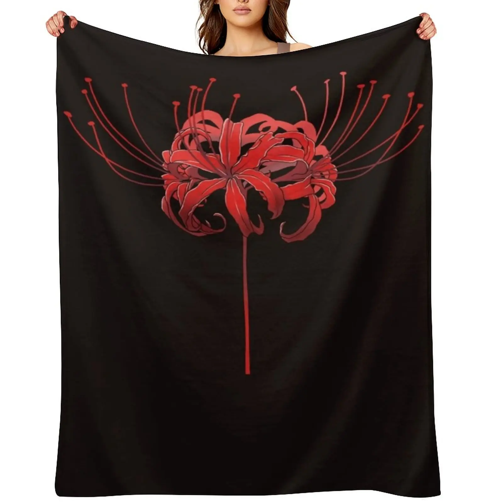 

Beautiful Red Spider Lily Classic . Throw Blanket Decorative Throw Single for babies Blankets For Bed Blankets
