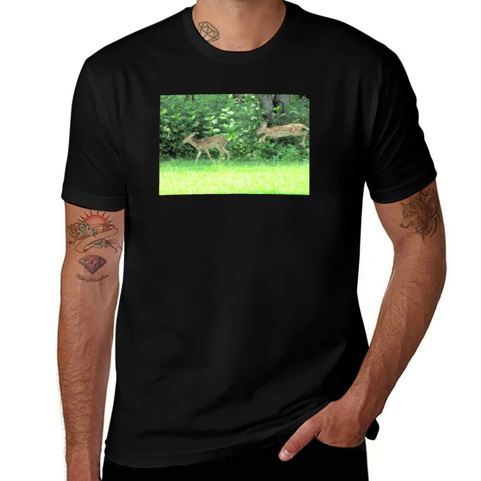 Wait For Me!! T-Shirt Casual Trendy Short Sleeve T-Shirt