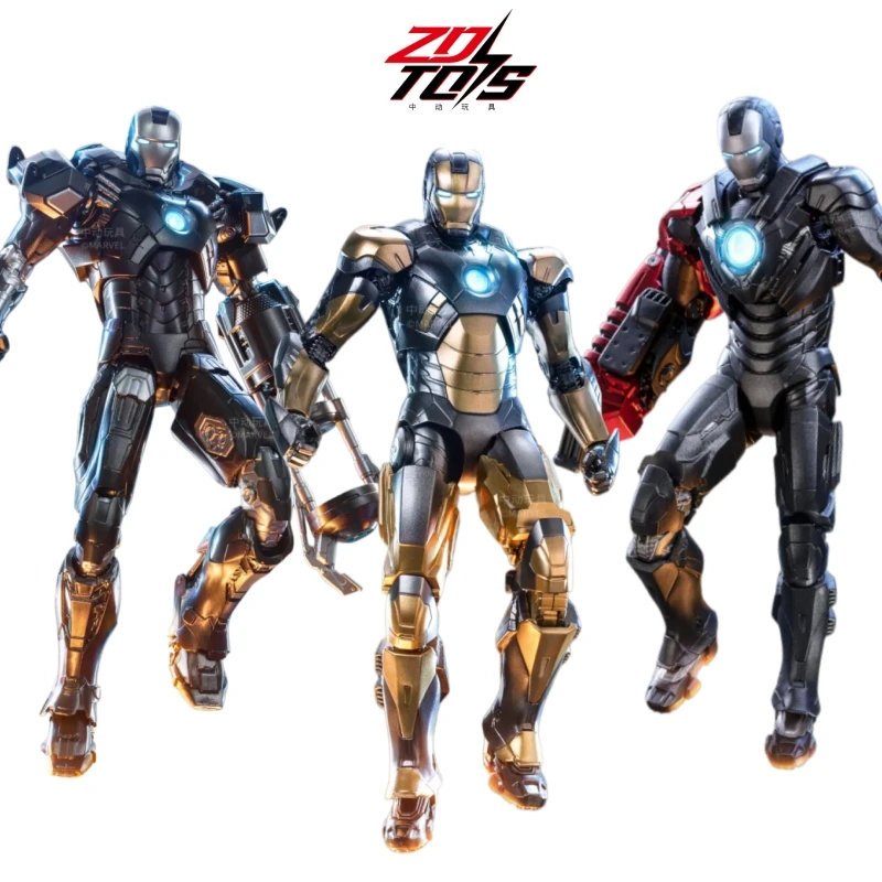 

ZDTDS Original MK20 Python MK29 Fiddler MK34 Southpaw Iron Man Armor 1/10 Marvel legends Avengers Action Figure Toy Model Gift