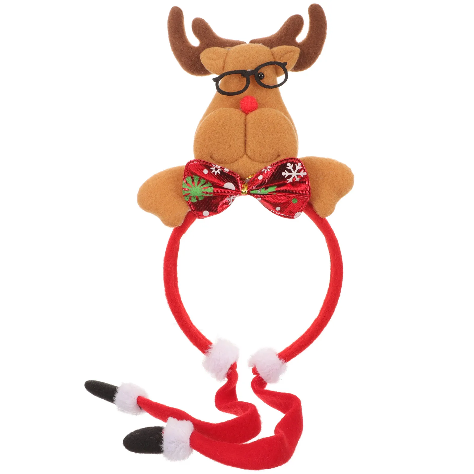 

Christmas Reindeer Headb Headdress Bright Colors Xmas Party Hair Decor Costume Props Lovely Hairb s Festival Decor