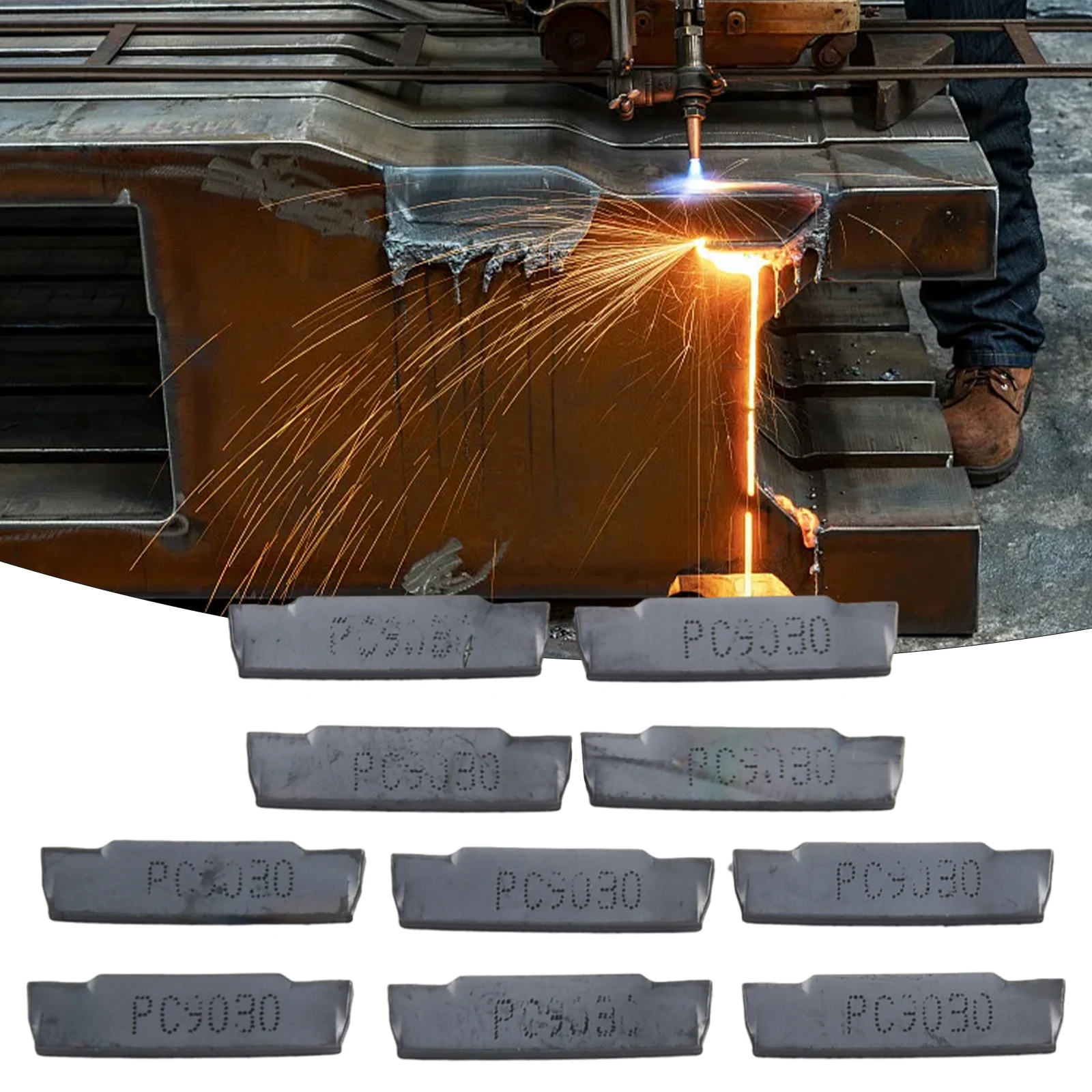 

Set of 10 Cutting Inserts MGMN150G PC9030 Designed for Use with For MGEHRMGIVR to Optimal Tool Replacement Experience