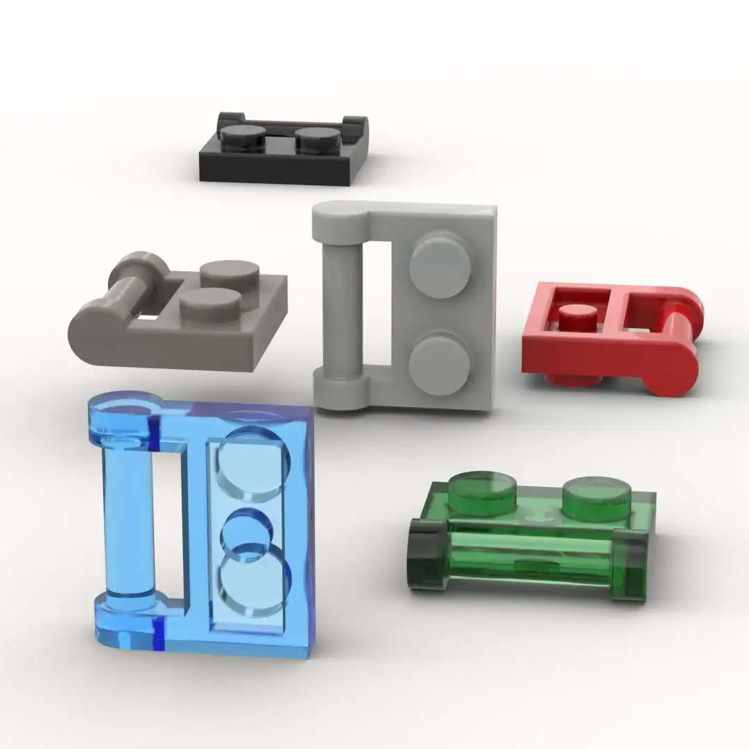 

10PCS Parts Plate 48336 Modified 1x2 With Bar Handle Building Blocks 100% Compatible DIY Bricks Toys