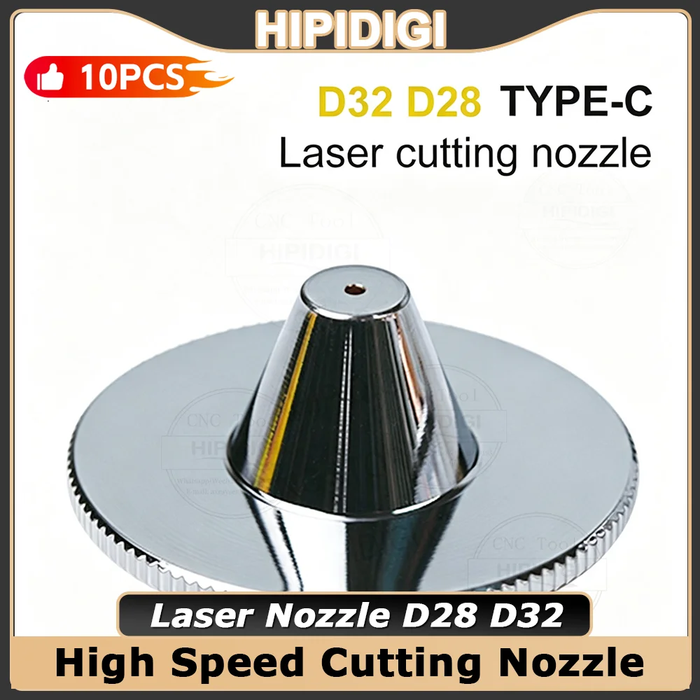 Fiber Laser Nozzle D28 M11 D32 M14 Nozzle High Speed Cutting Nozzle for Raytools Precitec Bodor Fiber Laser Cutting Head