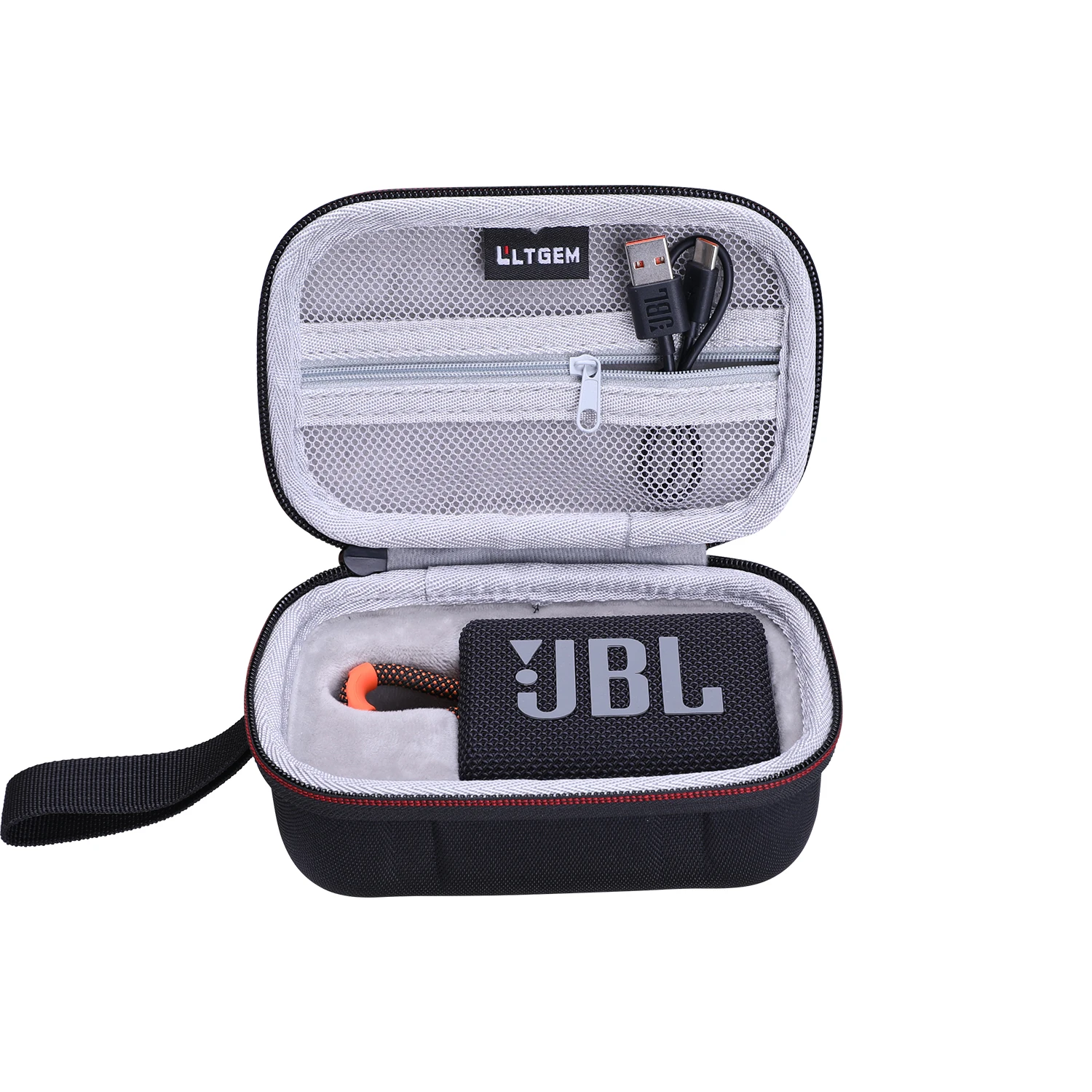 LTGEM EVA Hard Case for JBL Go 3 Portable Speaker with Bluetooth, Built-in Battery