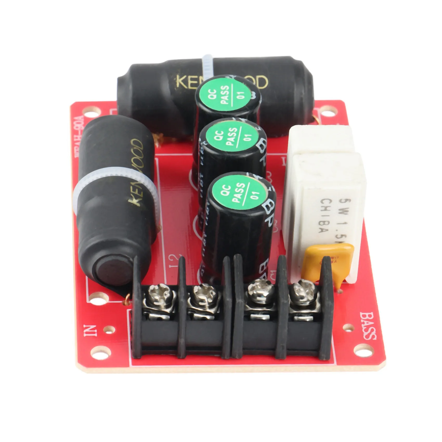 ABZW 2X 순수 베이스 서브우퍼 2차 크로스오버 스피커 주파수 분배기 DIY 홈 시어터