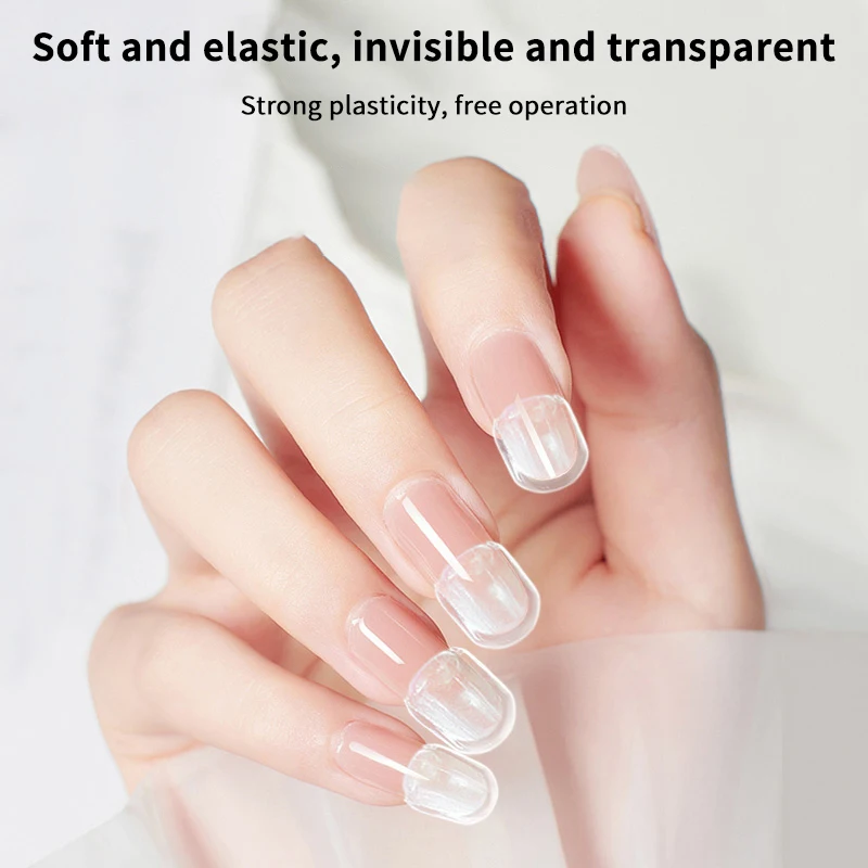 10/50Pcs Portable Silicone  Long Nail Cover Long Nail Wrap Keyboard Convenient Manicure Typing Protective Long Nails