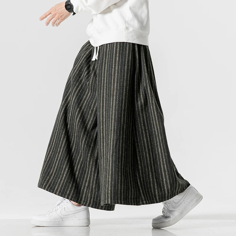 

Autumn Winter Wide Leg Trousers Oversize Men Harem Pants Hip Hop Jogger Pants Causal Baggy Pants Korean Streetwear Vintage 5XL