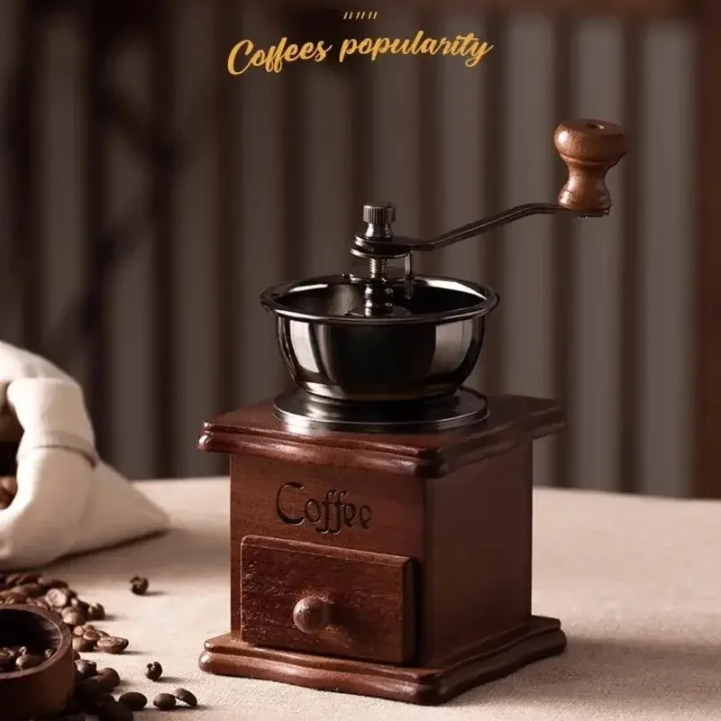 Ручная кофемолка parпростота, регулируемая толщина, Удлиненная ручка, бытовая маленькая кофемашина